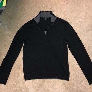 apt. 9 merino wool quarter zip pullover sweater
